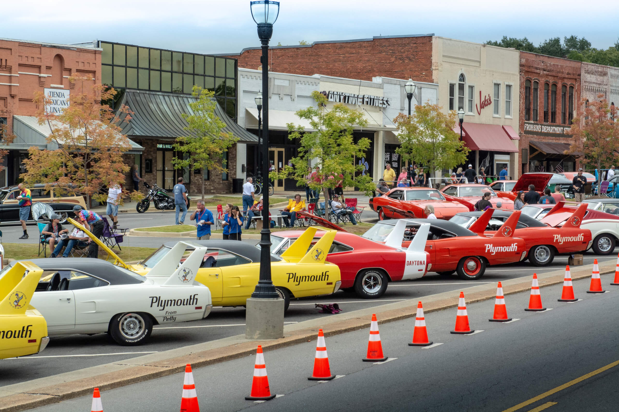 Scores of Plymouth Superbirds and Dodge Daytonas were on display at the 2019 Aero Warrior Reunion.