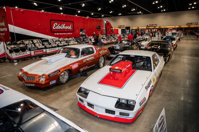The Cars, Trucks And Crazy Postal Van at the 2020 Race & Performance Expo